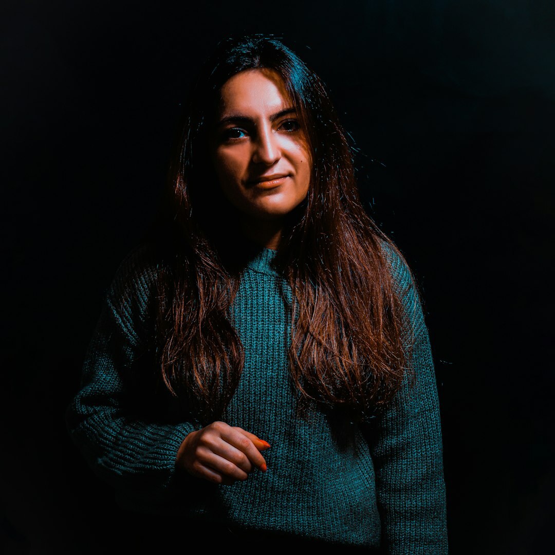 Portrait of a European woman video director smiling