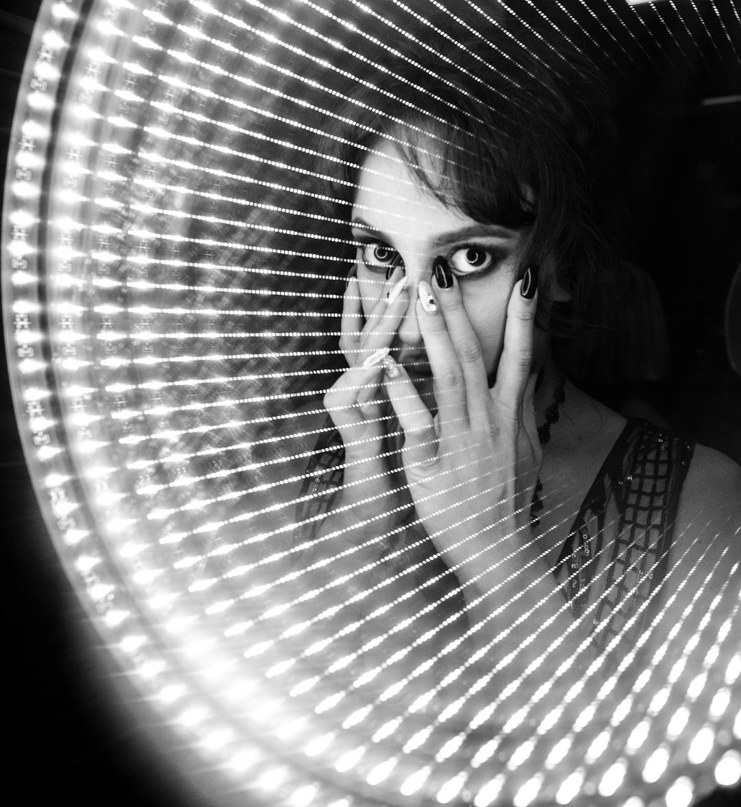 Portrait of a European woman sound and lighting technician